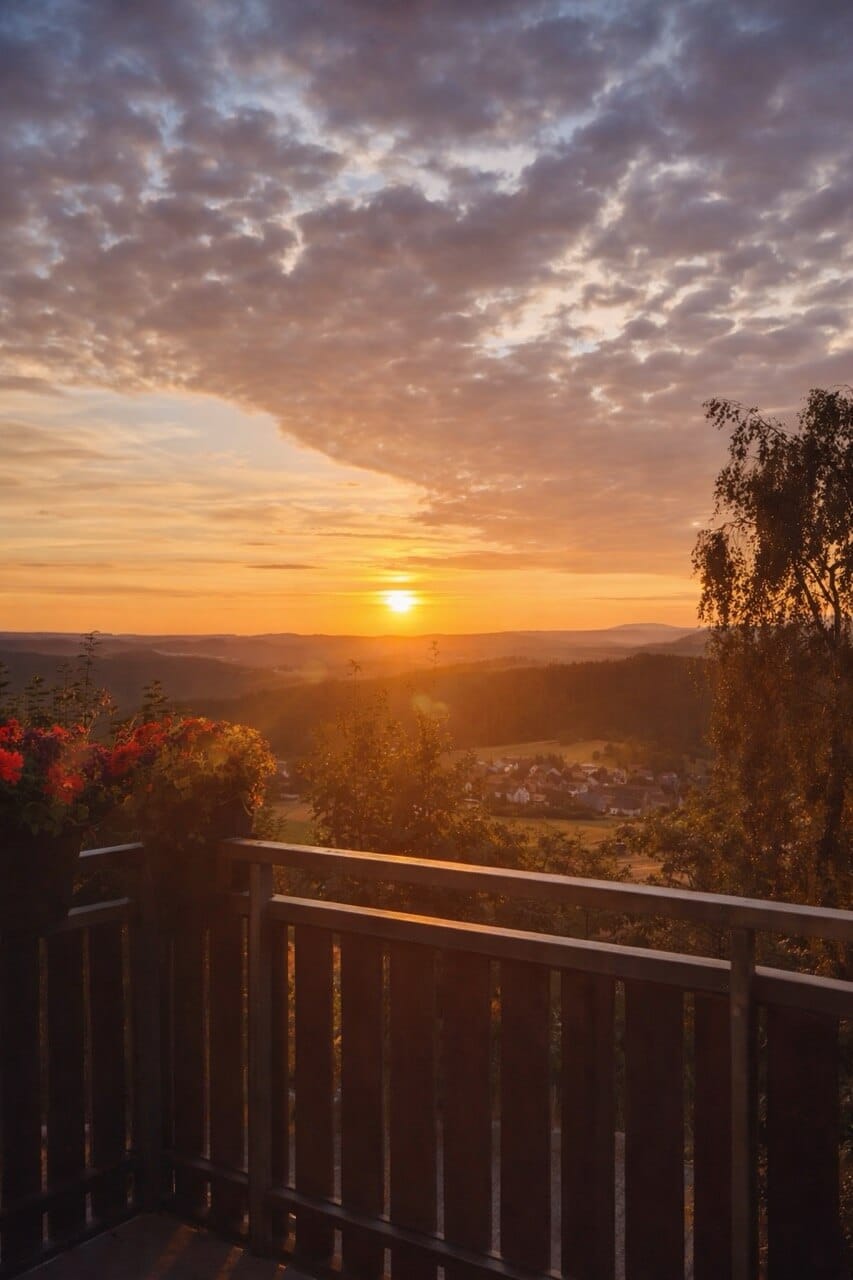 Groß (Ausblick Sonnenaufgang)